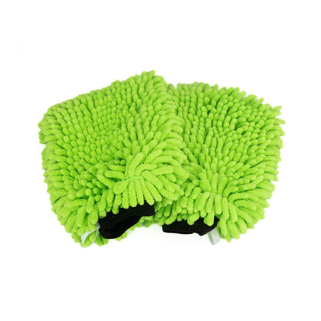 Knobby Microfiber Chenille Mitt - 20,5x25,5 cm, 2-Pack