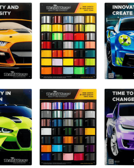 Display sets TeckWrap Europe - 6 pieces