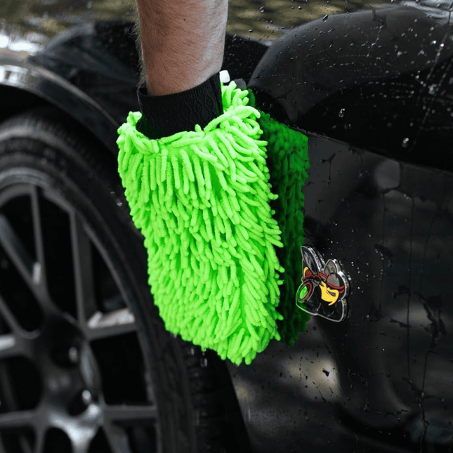Knobby Microfiber Chenille Mitt - 20,5x25,5 cm, 2-Pack