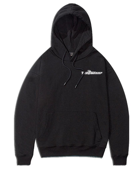 Black Hooded Sweatshirt by TeckWrap