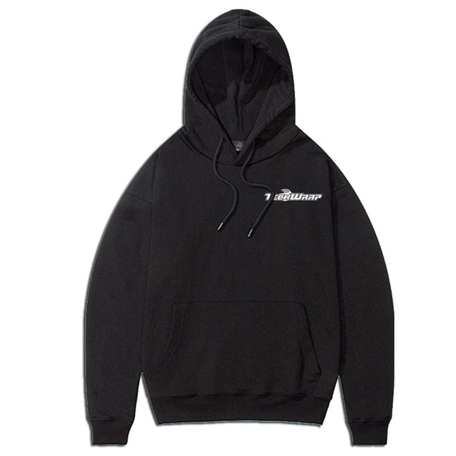 Black Hooded Sweatshirt by TeckWrap