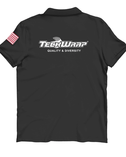 Black Short Sleeve T-shirt by TeckWrap