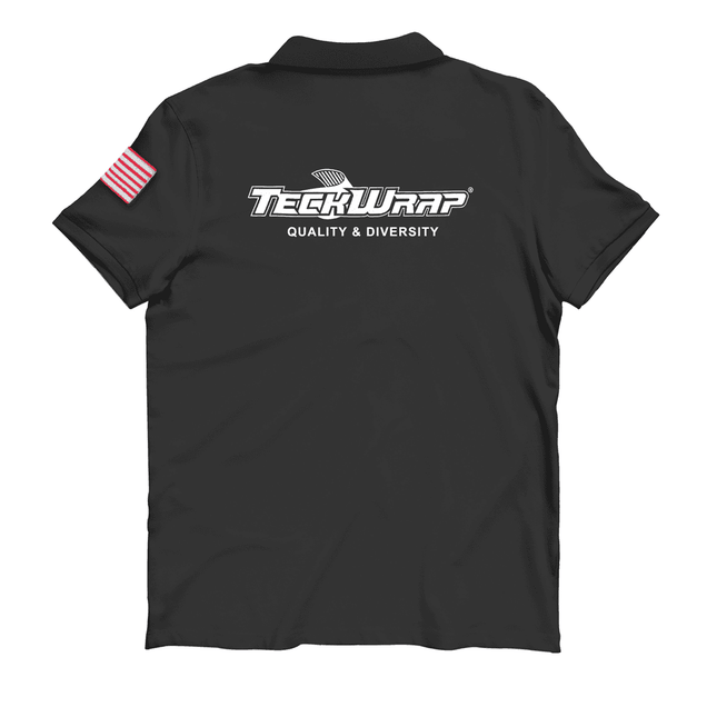Black Short Sleeve T-shirt by TeckWrap